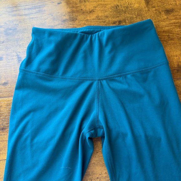 YOGALICIOUS Athletic Leggings Women’s Size Small Full length Teal Turquoise Soft - Picture 4 of 7